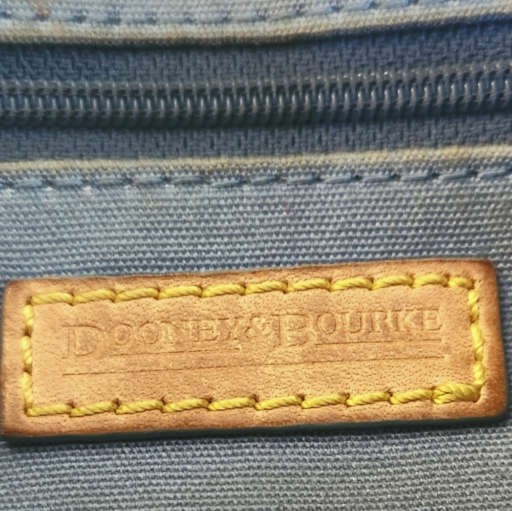 VINTAGE Dooney & Bourke Rainbow Monogram Shoulder Bag  - Picture 3 of 5